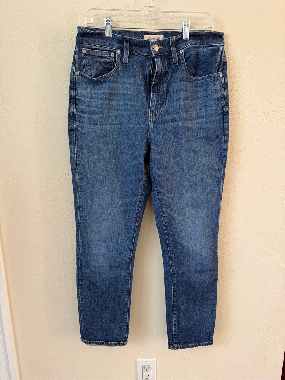 Madewell High-Rise Slim Boyfriend Women’s Jeans - Dark Blue